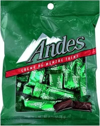 Andes Crème de Menthe Thins